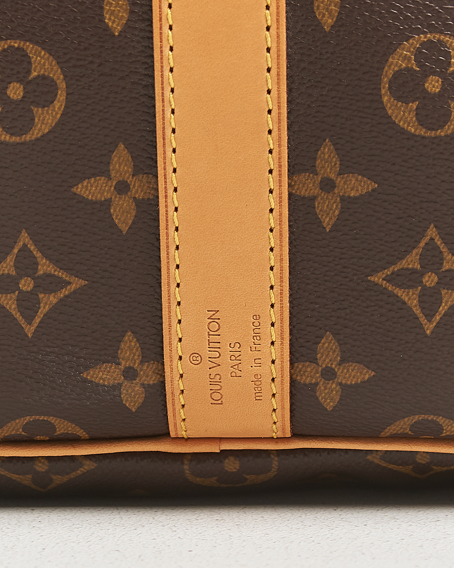 Homme | Louis Vuitton Pre-Owned Keepall Bandoulière 55 Monogram | Louis Vuitton Pre-Owned | Keepall Bandoulière 55 Monogram