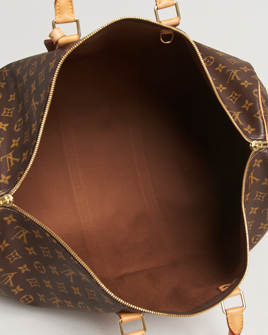 Homme | Louis Vuitton Pre-Owned Keepall Bandoulière 55 Monogram | Louis Vuitton Pre-Owned | Keepall Bandoulière 55 Monogram