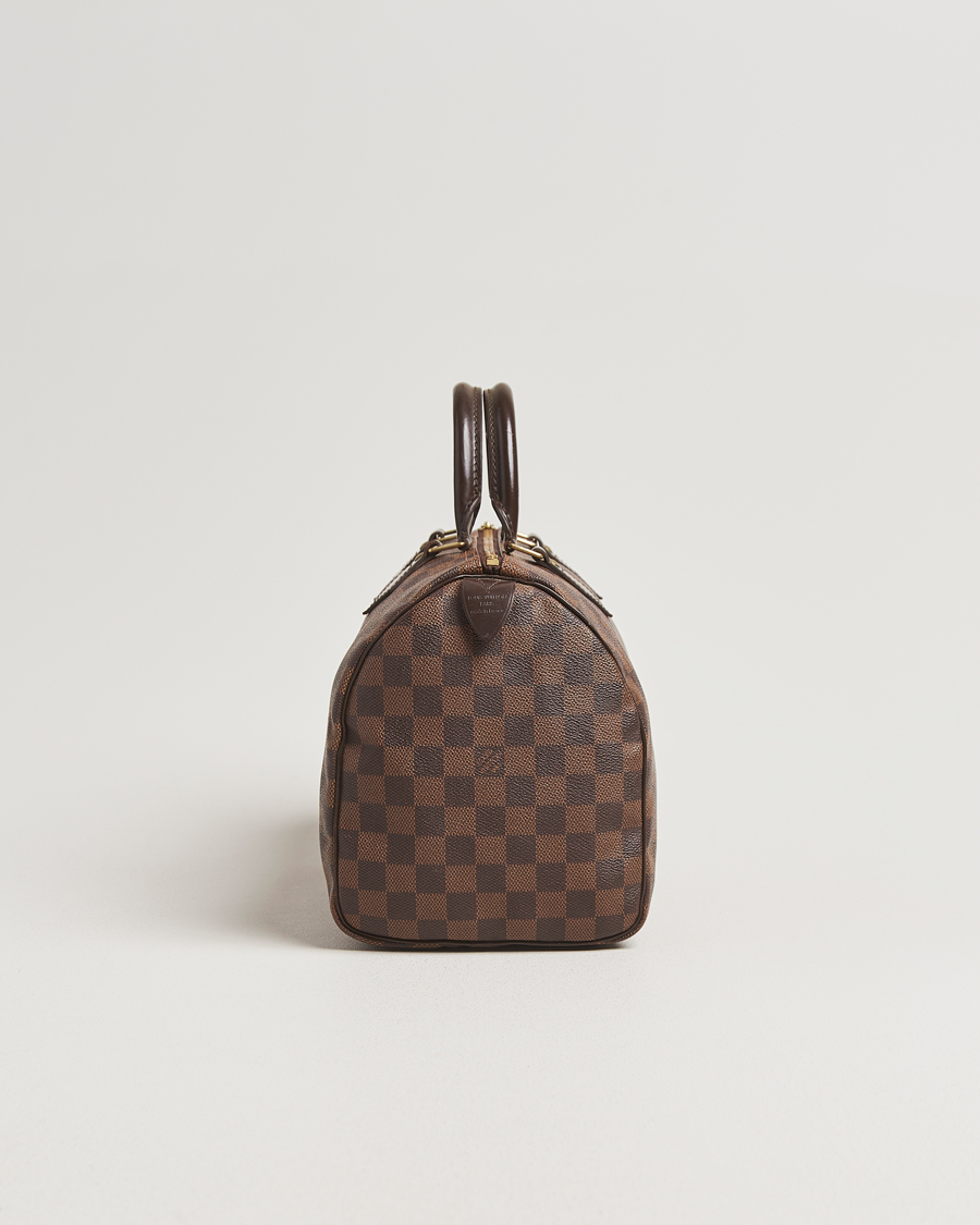 Homme | Louis Vuitton Pre-Owned Speedy 30 Damier Ebene | Louis Vuitton Pre-Owned | Speedy 30 Damier Ebene