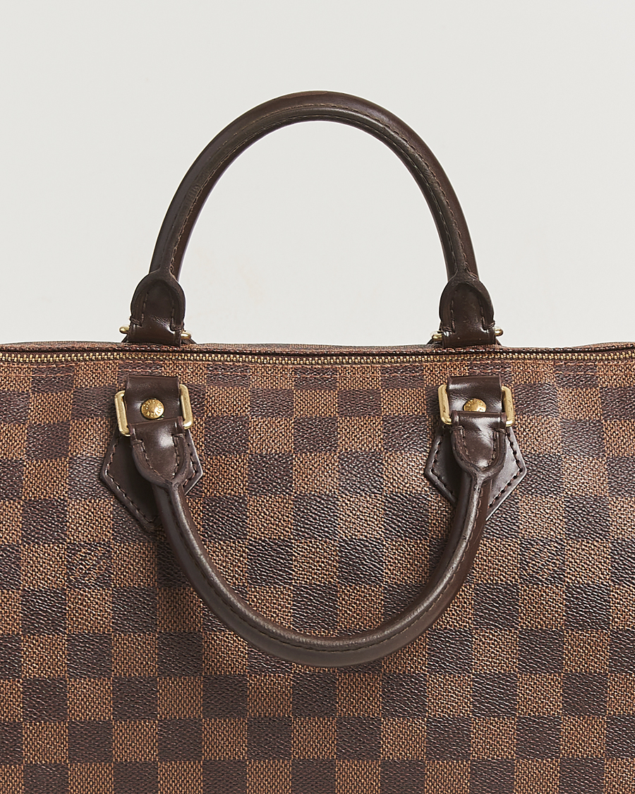 Homme | Louis Vuitton Pre-Owned Speedy 30 Damier Ebene | Louis Vuitton Pre-Owned | Speedy 30 Damier Ebene