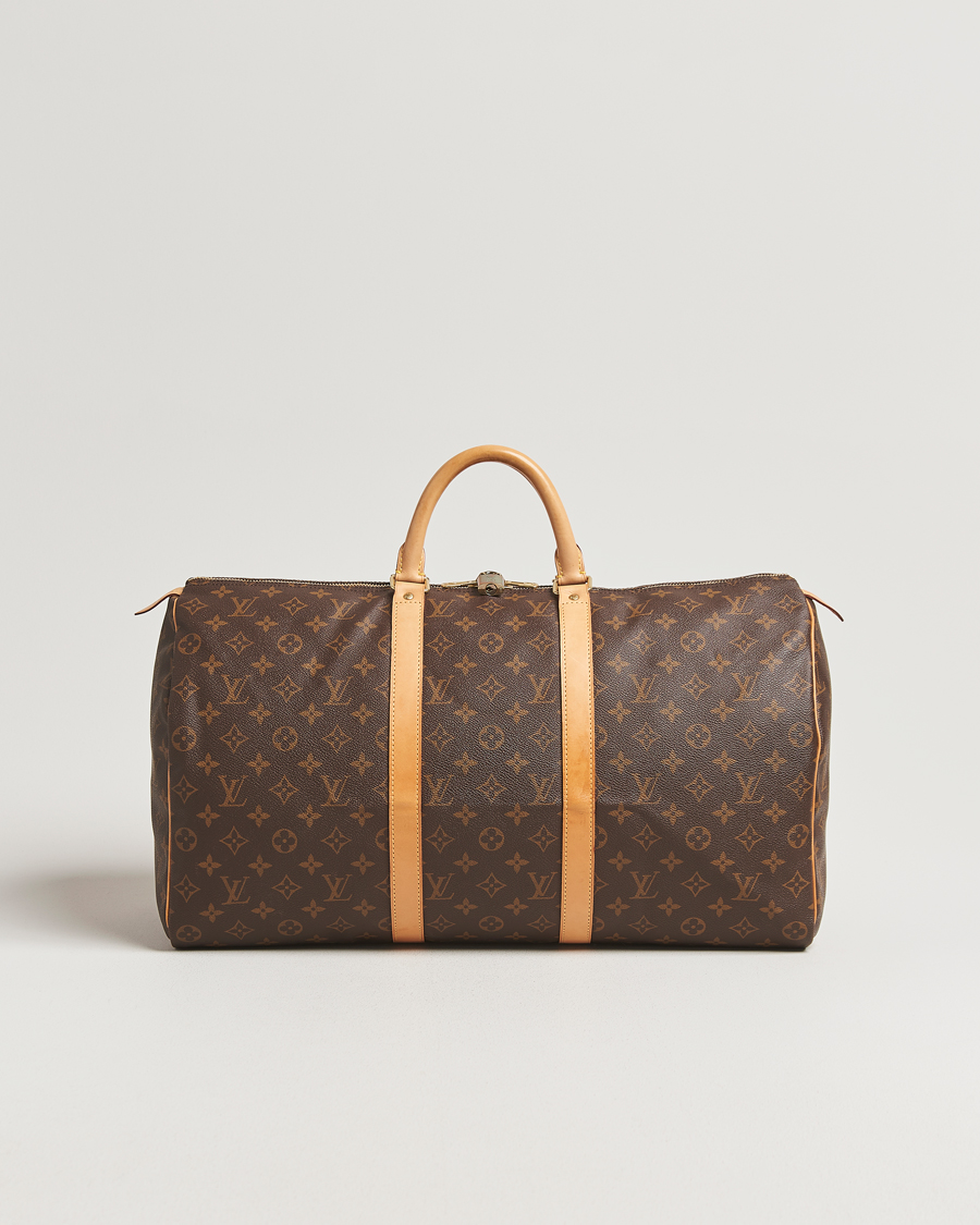 Homme | Pre-Owned & Vintage Bags | Louis Vuitton Pre-Owned | Keepall 50 Monogram