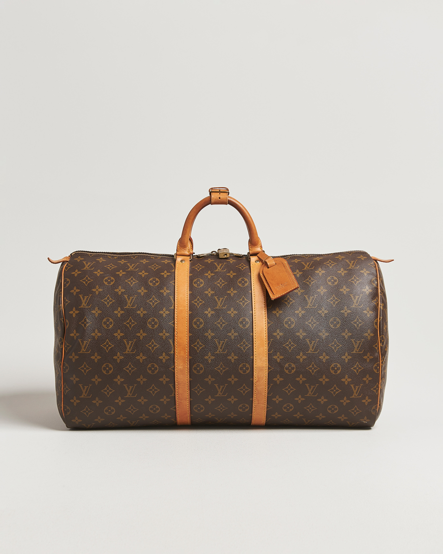 Homme | Louis Vuitton Pre-Owned Keepall 55 Monogram | Louis Vuitton Pre-Owned | Keepall 55 Monogram