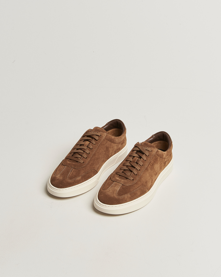 Homme | Baskets | BOSS BLACK | Kieran Suede Sneaker Medium Beige