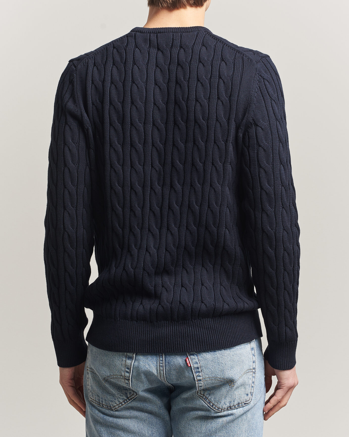 Homme | Pulls Et Tricots | Morris | Ethan Cable Oneck Navy