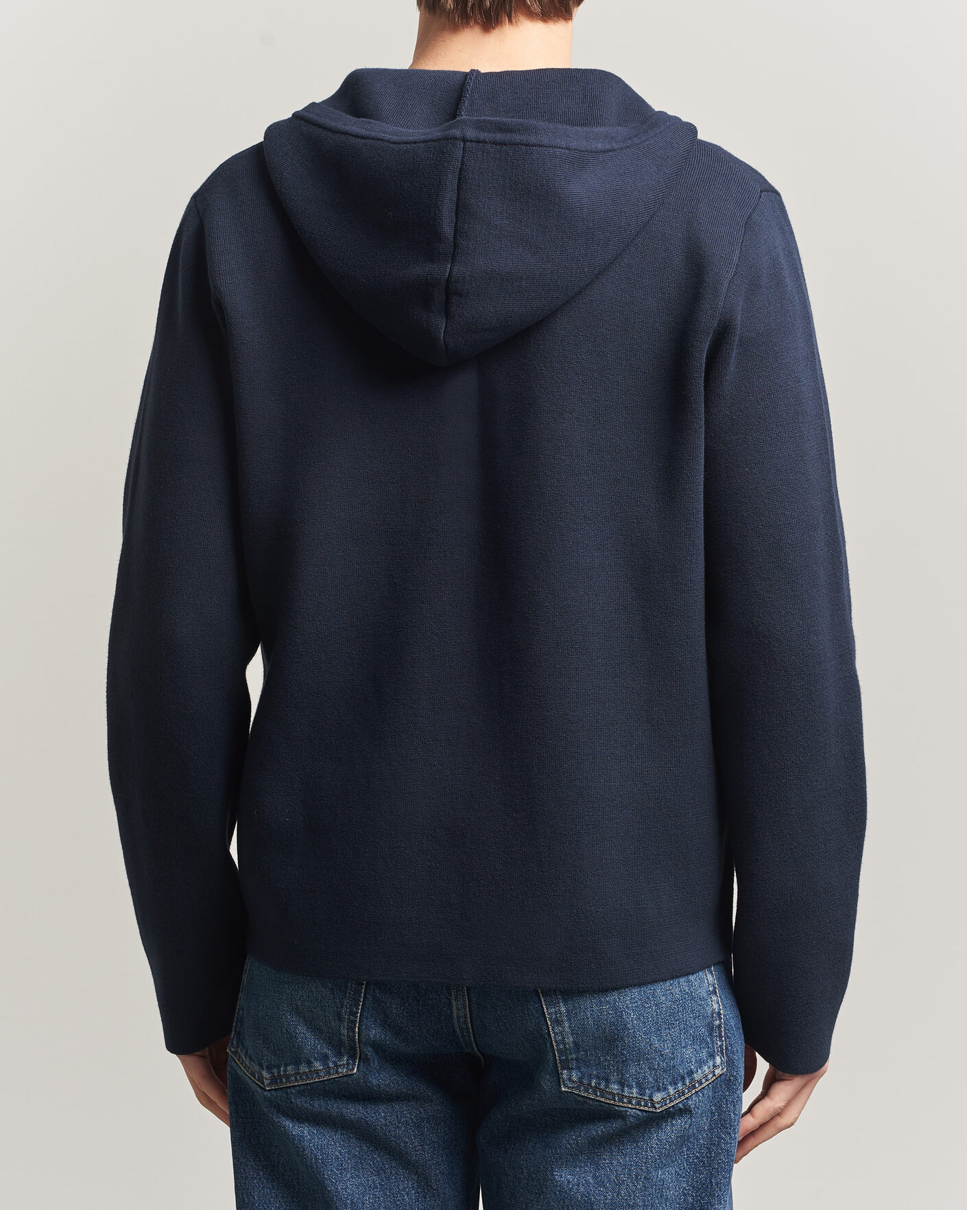Homme | Pulls Et Tricots | Samsøe Samsøe | Niklas Full Zip Hoodie Salute Navy