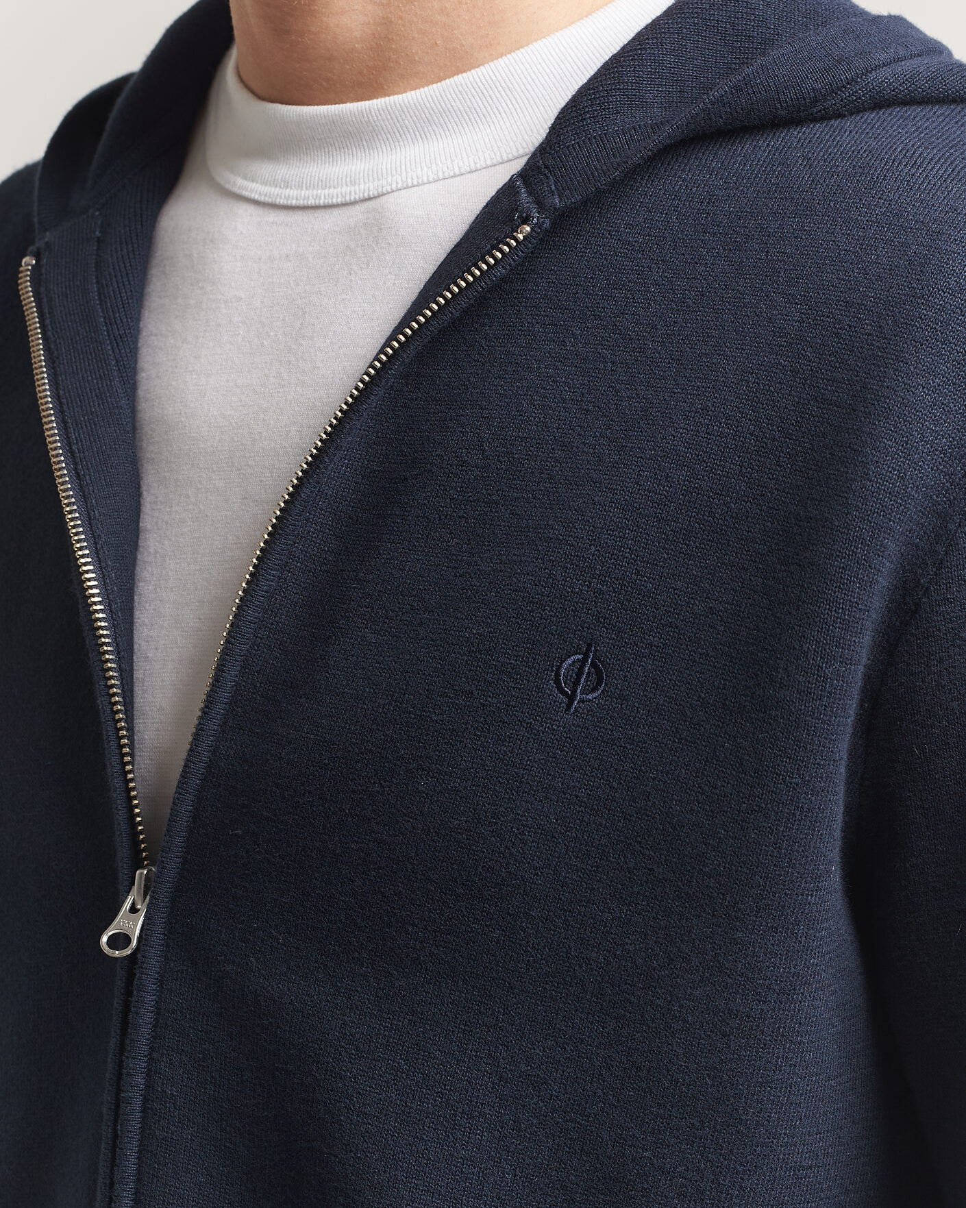 Homme | Pulls Et Tricots | Samsøe Samsøe | Niklas Full Zip Hoodie Salute Navy