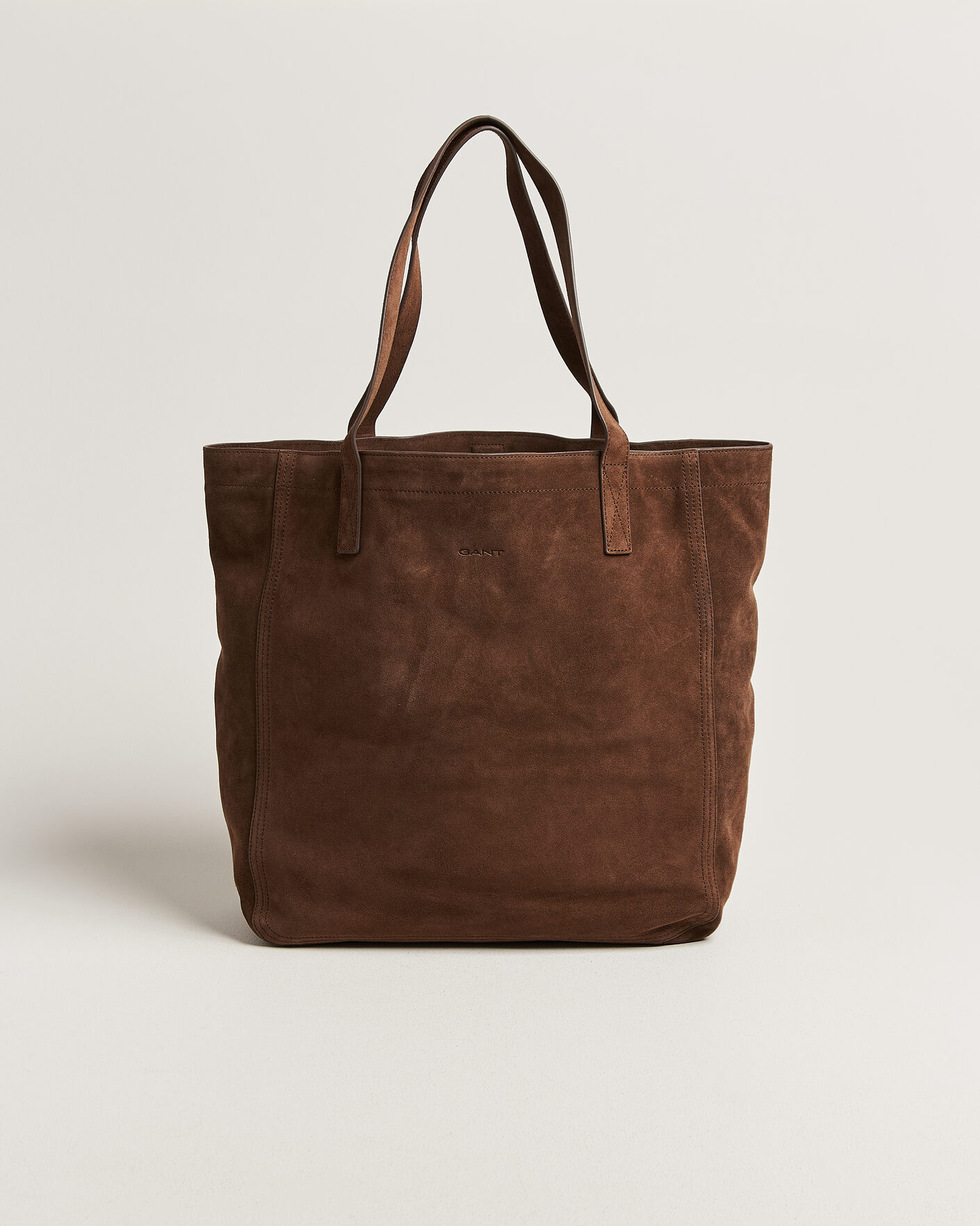 Homme | Sacs | Gant | Suede Tote Bag Mahogany Brown