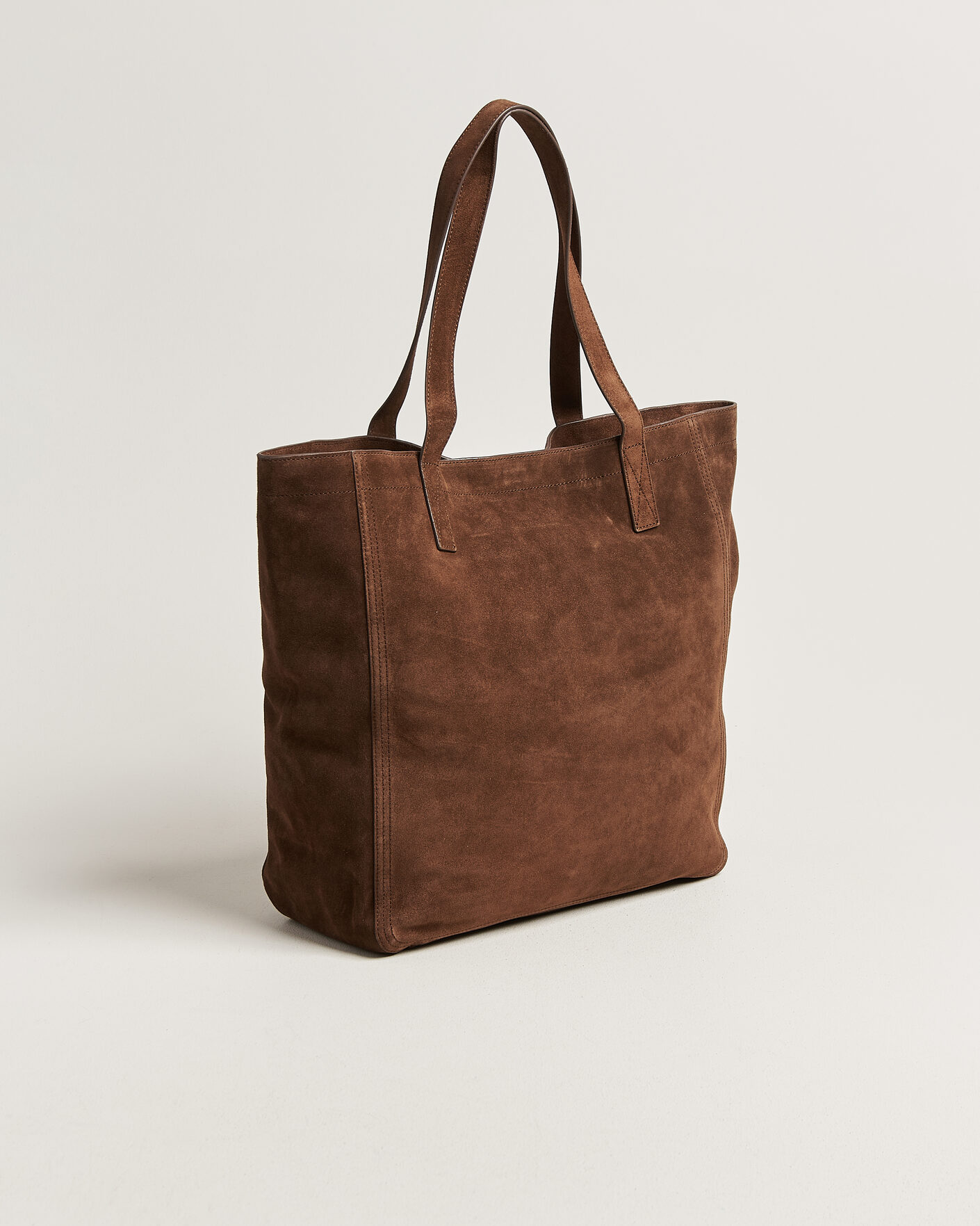 Homme | Sacs | Gant | Suede Tote Bag Mahogany Brown
