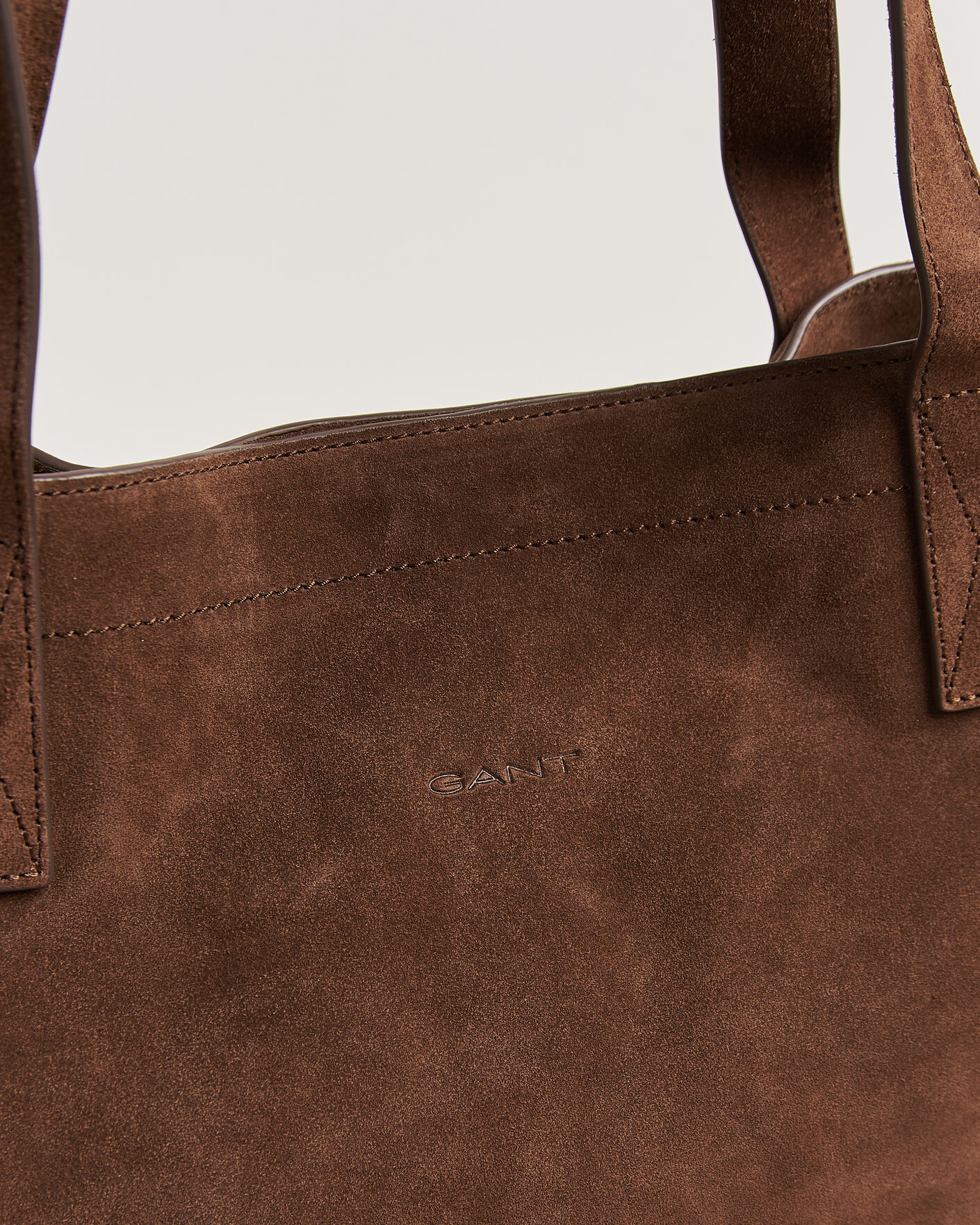 Homme | Sacs | Gant | Suede Tote Bag Mahogany Brown