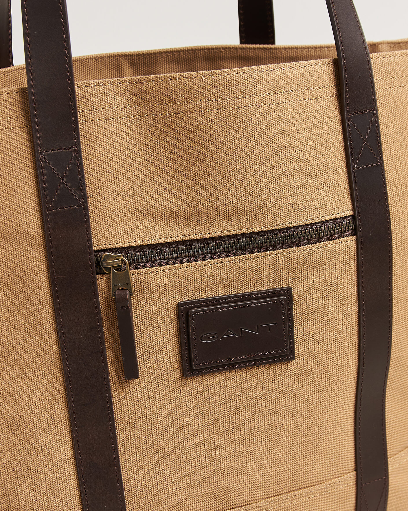 Homme | Sacs | Gant | Washed Canvas Tote Bag Warm Khaki