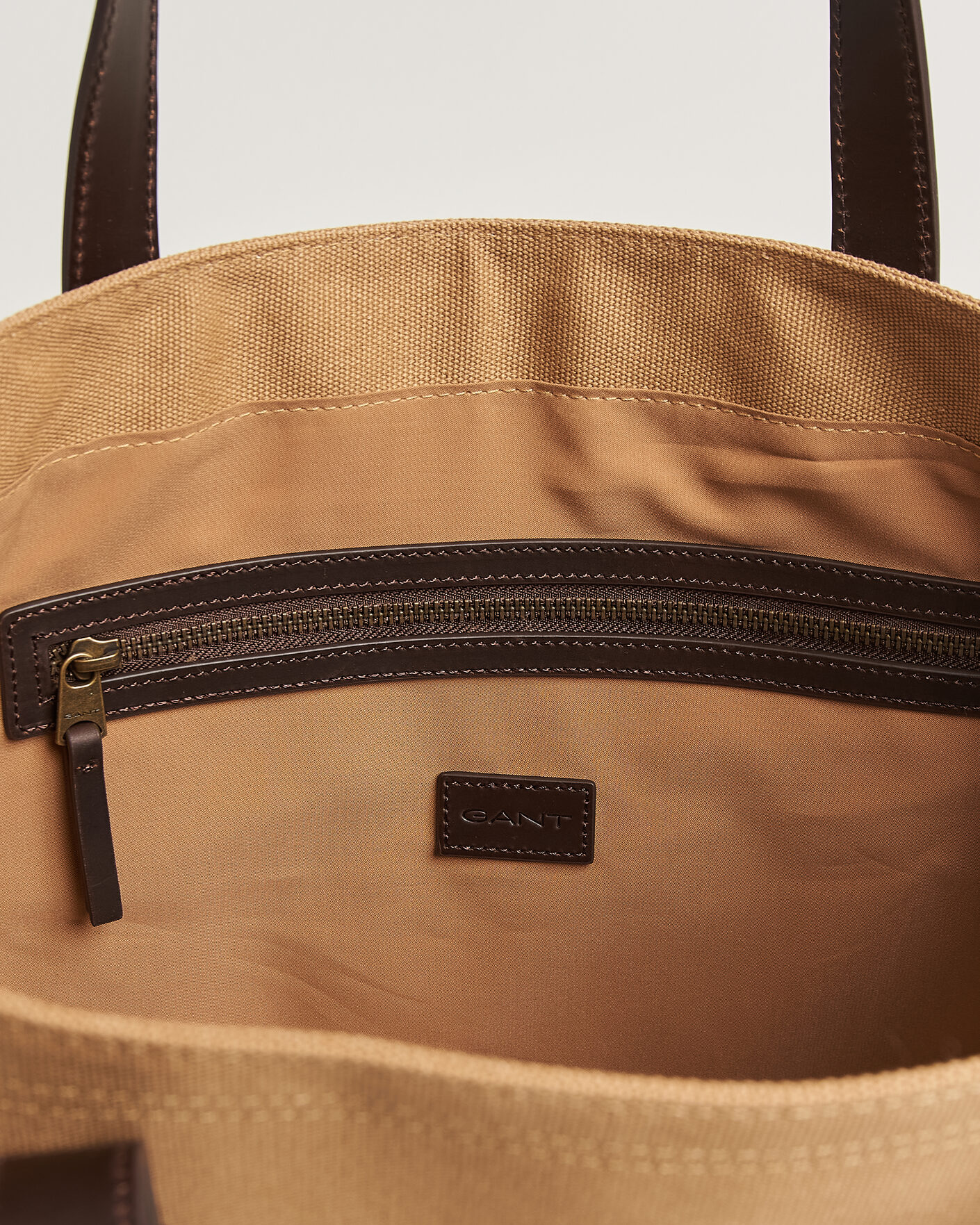 Homme | Sacs | Gant | Washed Canvas Tote Bag Warm Khaki