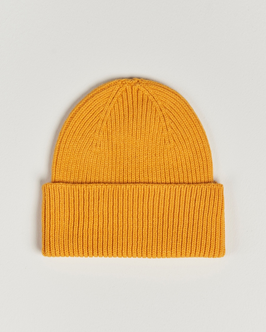 Colorful Standard Merino Wool Beanie Burned Yellow – Jaune