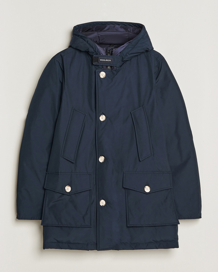 Woolrich Arctic Parka No Fur Melton Blue – Bleu