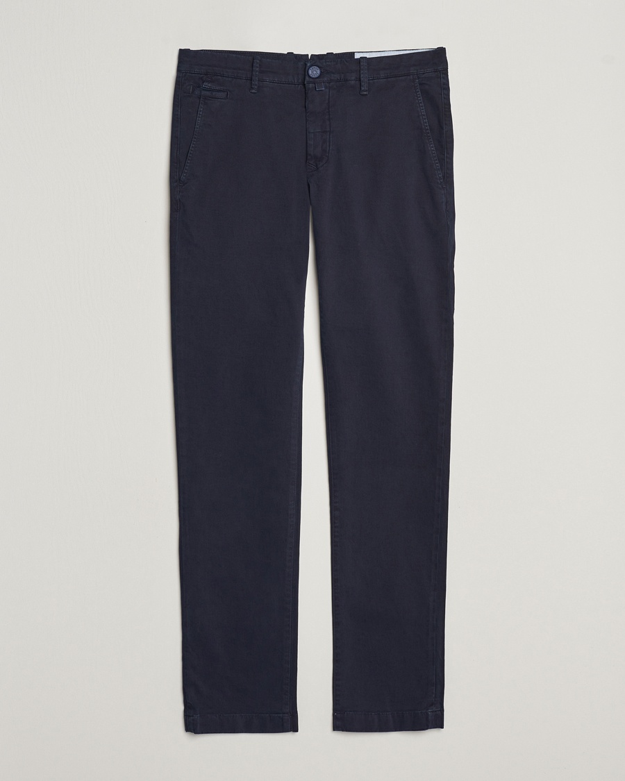 Jacob Cohën Bobby Cotton Chinos Navy – Bleu