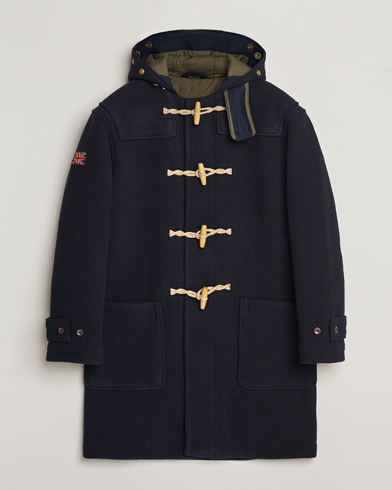 Polo Ralph Lauren Wool Doublefaced Duffle Coat Navy
