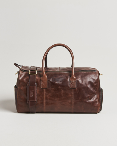 Loake 1880 Devon Leather Travel Bag Dark Brown – Marron