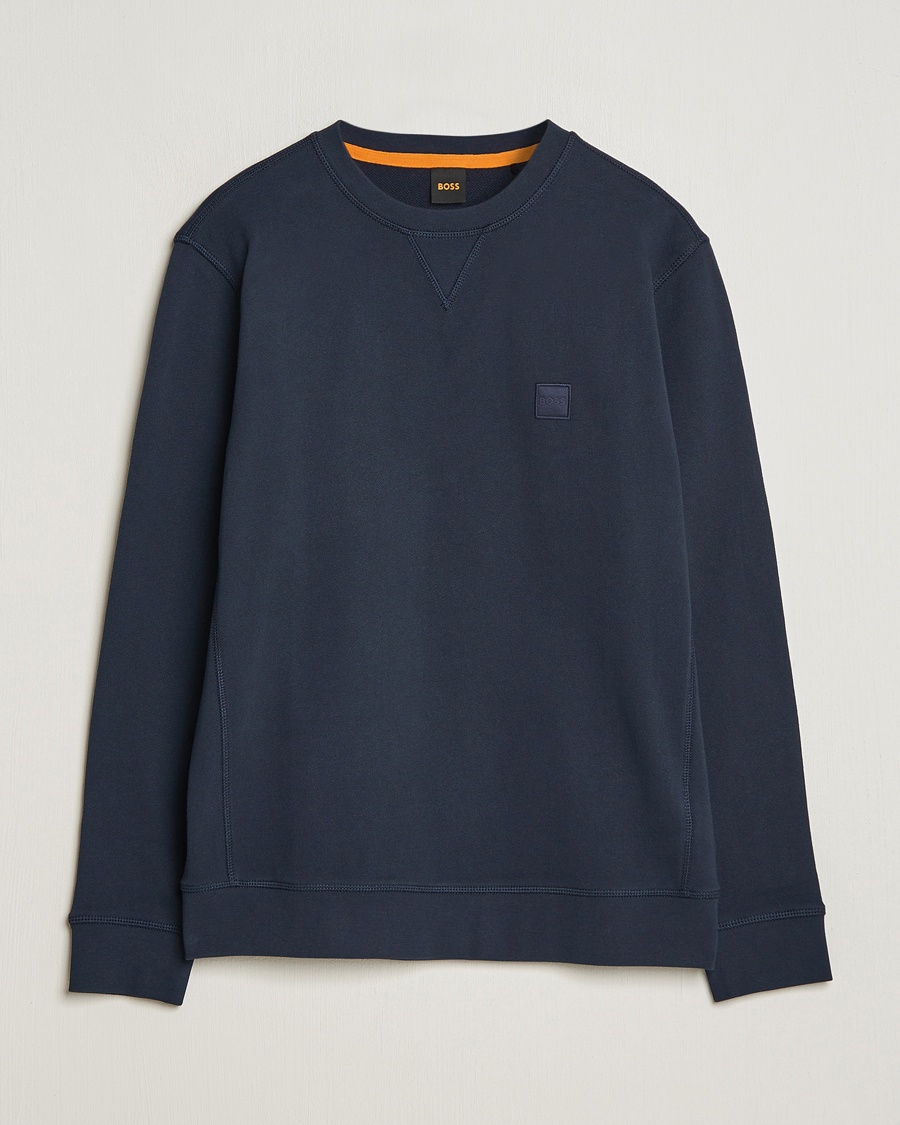 BOSS ORANGE Westart Logo Sweatshirt Dark Blue – Bleu