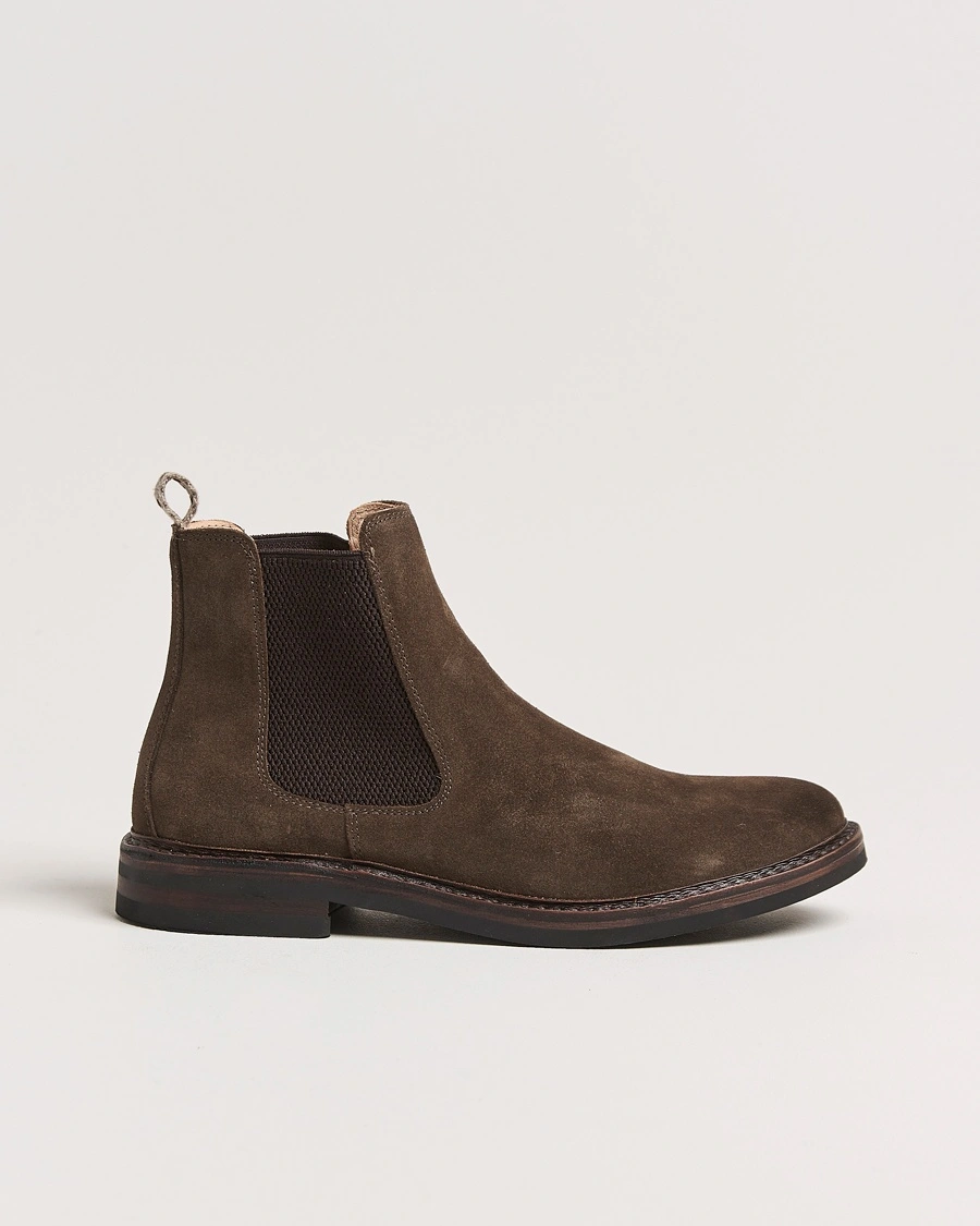 Astorflex Bitflex Dainite Chelsea Boot Dark Brown Suede – Marron