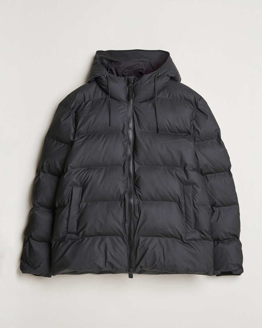 RAINS Alta Puffer Jacket Black – Noir