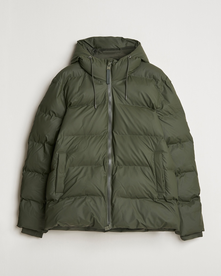RAINS Alta Puffer Jacket Green – Vert