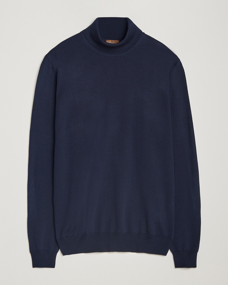 Stenströms Merino Rollneck Navy – Bleu