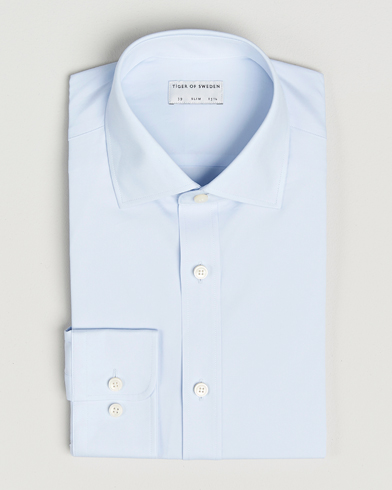Tiger of Sweden Adley Slim Fit Cut Away Shirt Light Blue – Bleu