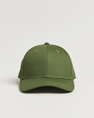 LES DEUX Crew Organic Baseball Cap Chive – Vert
