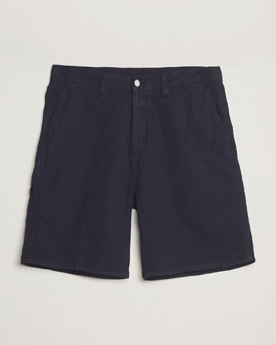 Carhartt WIP Walter Single Knee Cotton/Linen Short Dark Navy – Bleu