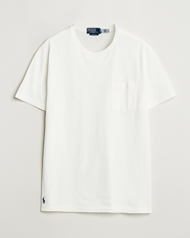 Polo Ralph Lauren Washed Classic Fit Pocket Tee Deckwash White – Blanc