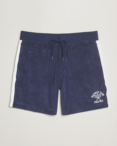 Polo Ralph Lauren Athletic Track Sweat Shorts Newport Navy – Bleu