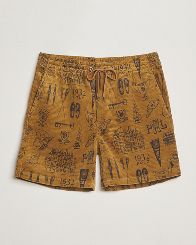 Polo Ralph Lauren Prepster Corduroy Shorts Golden Brown Preppy Diary – Marron