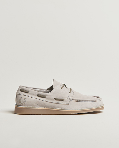 Fred Perry Meaden Suede Loafer Light Oyster – Gris