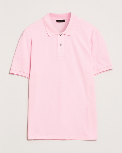 Oscar Jacobson Alex Cotton Polo Pink – Rose