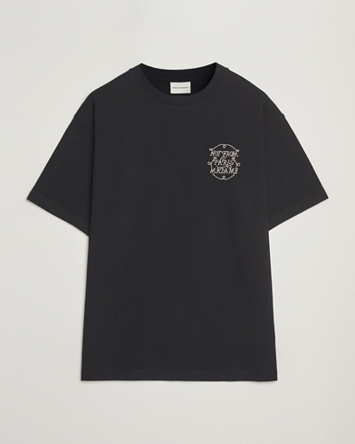 Drôle de Monsieur Slogan Tresses T-Shirt Black – Noir