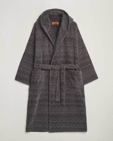 Missoni Home Chalk Bathrobe Anthracite Grey – Gris