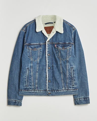 Levi's Type 3 Sherpa Trucker In The Morning – Bleu