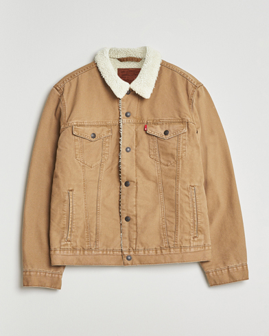 Levi's Type 3 Sherpa Trucker Ermine Brown – Marron