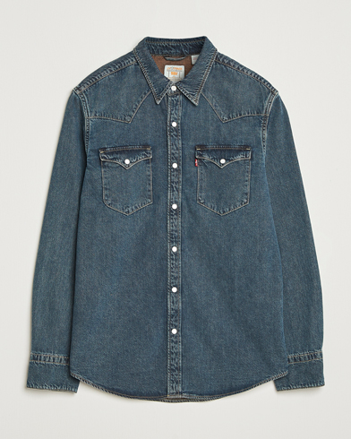 Levi's Barstow Western Standard Shirt Dark Blue – Bleu