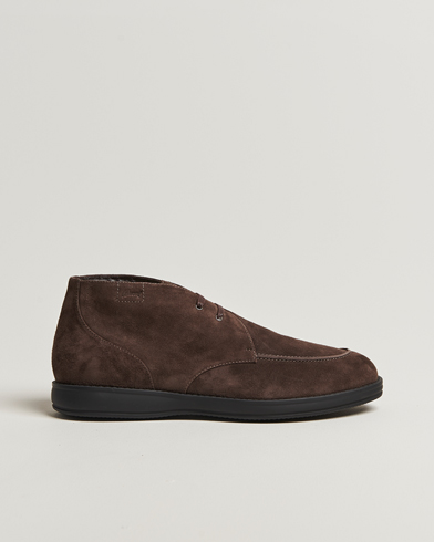 Brioni Journey Desert Boots Brown Suede – Marron