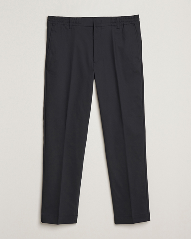 NN07 Baker Cotton Drawstring Trousers Navy – Bleu