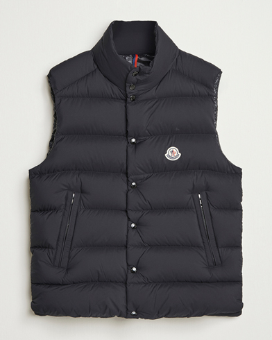Moncler Tibb Matte Down Vest Black – Noir