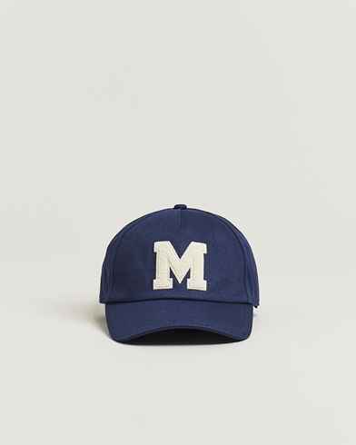 Moncler Archive Logo Baseball Cap Navy – Bleu