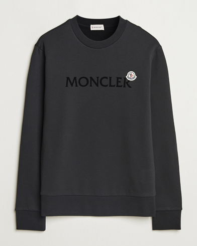 Moncler Lettering Logo Sweatshirt Black – Noir