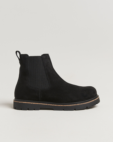 BIRKENSTOCK Highwood Suede Chelsea Boot Black – Noir