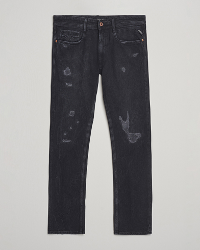 Replay Rocco Comfort Fit Stretch Jeans Washed Black – Noir