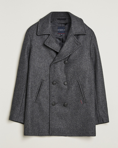 Armor-lux Kermor Wool Peacoat Grey Melange – Gris
