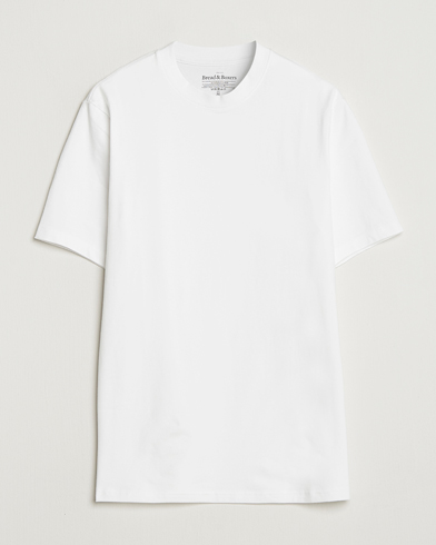 Bread & Boxers High Neck T-Shirt White – Blanc
