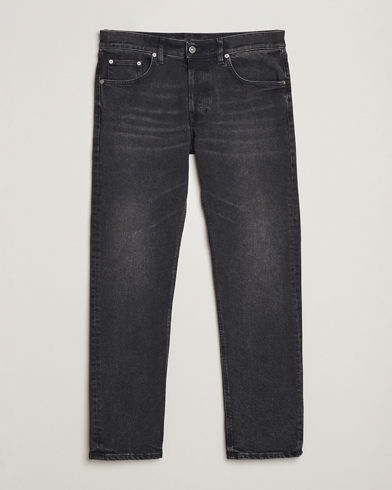 Dondup Icon Regular Fit Jeans Washed Black – Noir