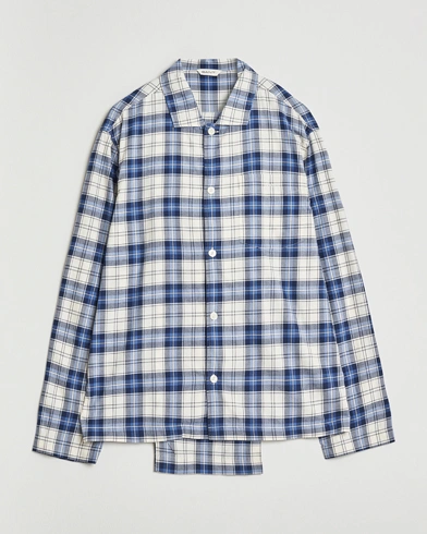 GANT Checked Pyjama Set Blue Water – Bleu