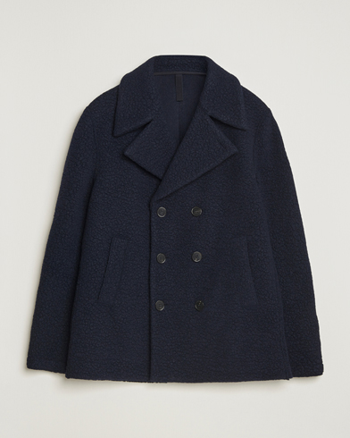 Harris Wharf London Boucle Peacoat Navy – Bleu